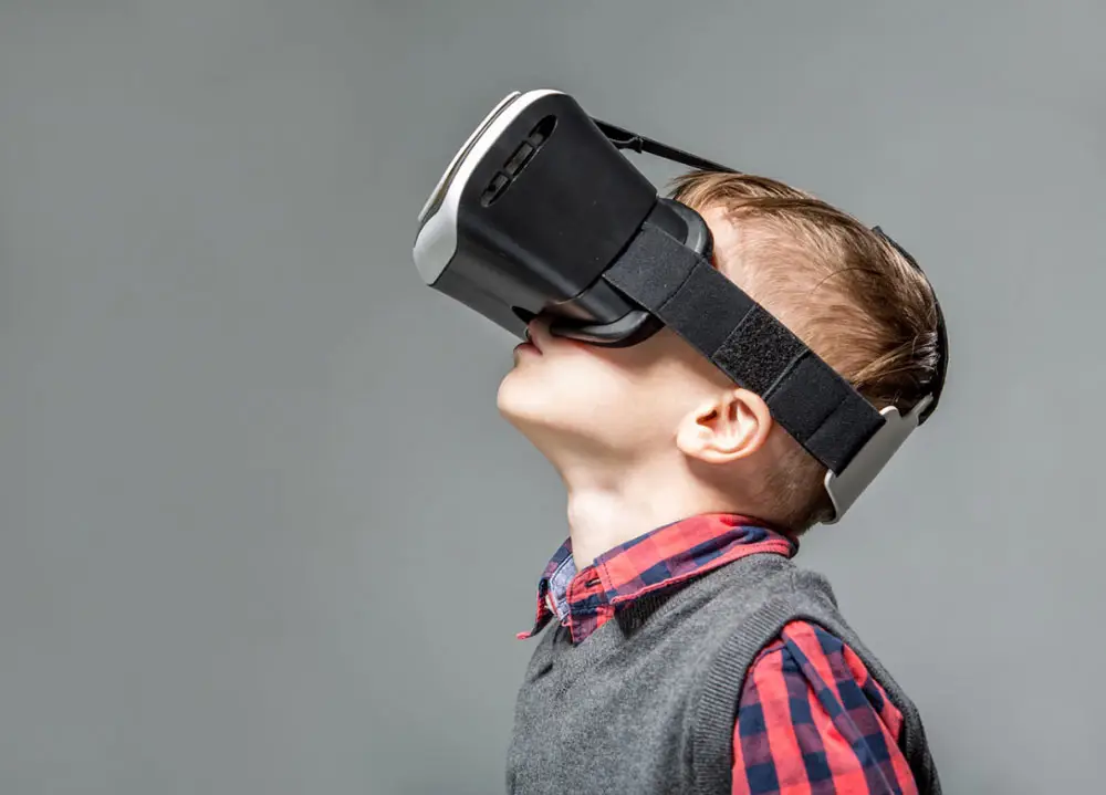Child with VR Goggles